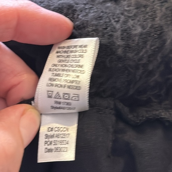 Koolaburra by Ugg Teddy Bear Black Hooded Cardigan Size Large - Picture 10 of 10